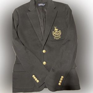 Polo Ralph Lauren Crest Embellished Blazer